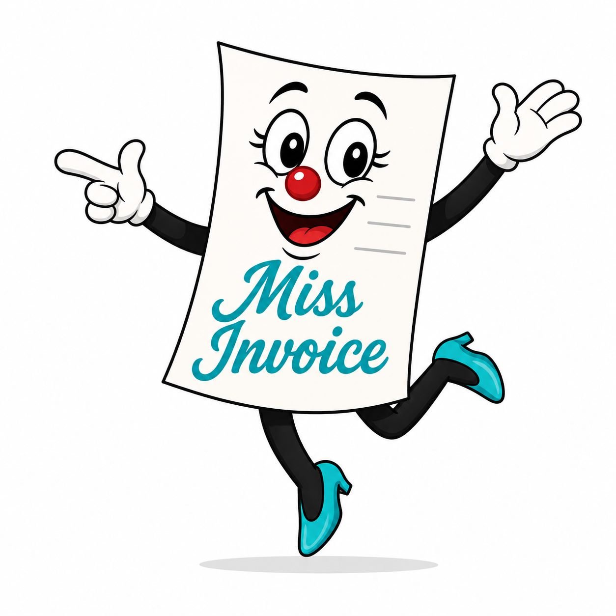 Miss Invoice professional controls character